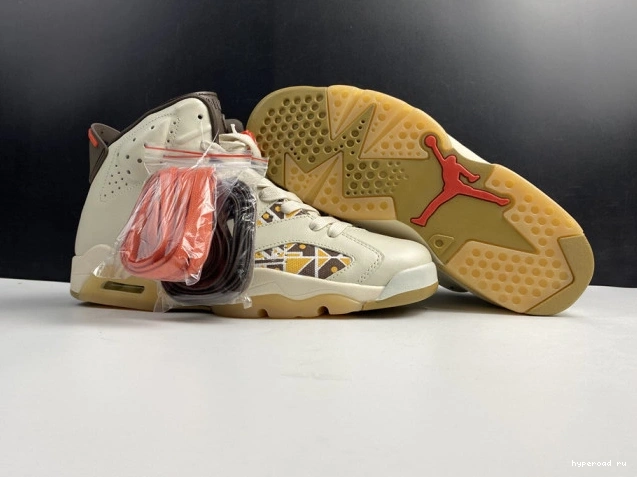 6 Brown Sail Jordan Retro AIR Quai54 (2020) CZ4152-100 0812
